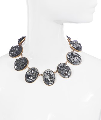 Lot 440 - An Yves Saint Laurent rock crystal necklace, 1980s