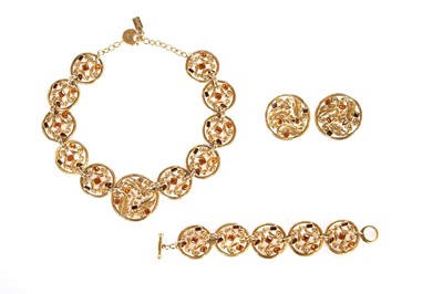 Lot 444 - An Yves Saint Laurent demi parure, 1980s