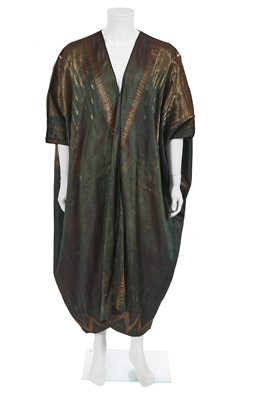 Lot 683 - A gold lamé and shot silk aba robe, Syrian, 1920s-30s