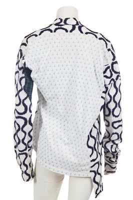 Lot 425 - A Vivienne Westwood squiggle print t-shirt, c.1990 re-edition of 'Pirate' collection, Autumn-Winter 1981-82