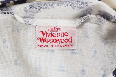 Lot 425 - A Vivienne Westwood squiggle print t-shirt, c.1990 re-edition of 'Pirate' collection, Autumn-Winter 1981-82