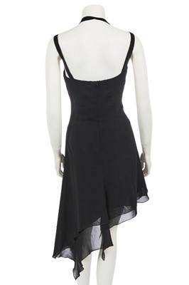 Lot 220 - A Versace black crêpe cocktail dress, circa 2020
