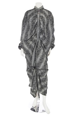 Lot 419 - An English Eccentrics printed silk ensemble, 1985