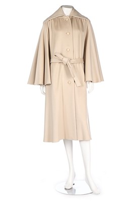 Lot 29 - A Marc Bohan for Christian Dior beige wool...