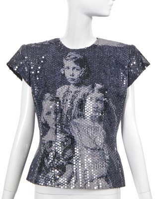 Lot 174 - An Alexander McQueen sequinned 'Drei Mädchen' bodice, 'Joan' collection, Autumn-Winter 1998-99