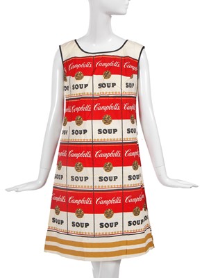 Lot 398 - A Campbell's Soup Company paper 'Souper' dress, 1966-67