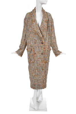 Lot 29 - A Chanel by Karl Lagerfeld fantasy tweed coat, Spring-Summer 1998