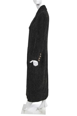 Lot 7 - A Chanel by Karl Lagerfeld black wool coat, Autumn-Winter 2018-19