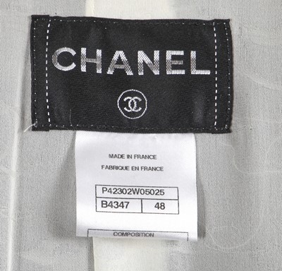 Lot 26 - A fine Chanel by Karl Lagerfeld black and green double-breasted tweed jacket, Autumn-Winter 2011-12