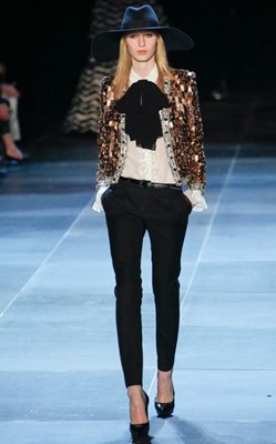 Lot 90 - A Saint Laurent by Hedi Slimane embellished jacket, Spring-Summer 2013