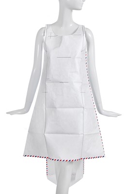 Lot 202 - A rare limited edition Hussein Chalayan Airmail paper dress, 1999