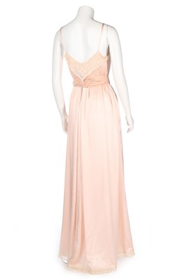 Lot 49 - A Bill Gibb pale pink satin negligee-style...