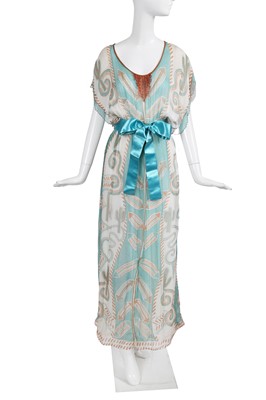 Lot 315 - A Zandra Rhodes printed silk chiffon dress, 'Cactus and Cowboy' collection, Spring-Summer 1976