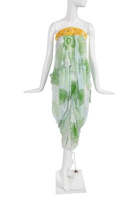 Lot 333 - A Zandra Rhodes printed chiffon dress, Spring-Summer, 1980
