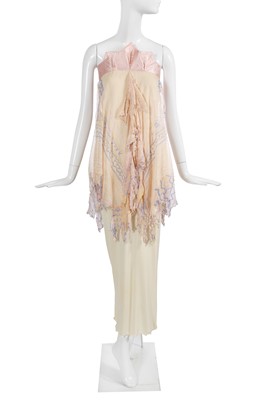 Lot 338 - A Zandra Rhodes printed chiffon dress 'African' collection, Spring-Summer 1981
