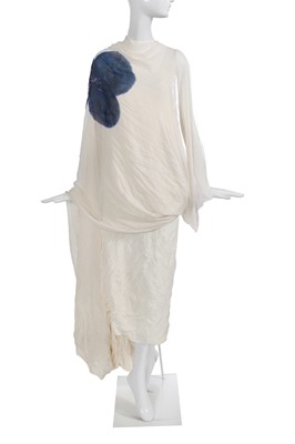 Lot 144 - A rare Yohji Yamamoto shibori-dyed silk chiffon dress, Spring-Summer 1995