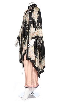 Lot 58 - A Bill Gibb printed silk foulard...