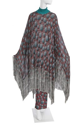 Lot 167 - A Jean Paul Gaultier Op-Art printed three-piece ensemble, 'La Boule et Le Cube' collection, Autumn-Winter 1996-97