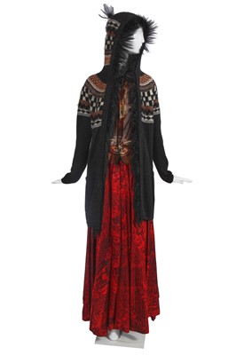 Lot 163 - A Jean Paul Gaultier skirt ensemble, 'Les Existentialistes' collection, Autumn-Winter 1998-99
