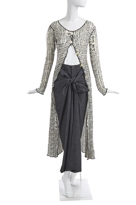 Lot 168 - A Jean Paul Gaultier sarong trouser ensemble, 'Les Tatouages' collection, Spring-Summer 1994