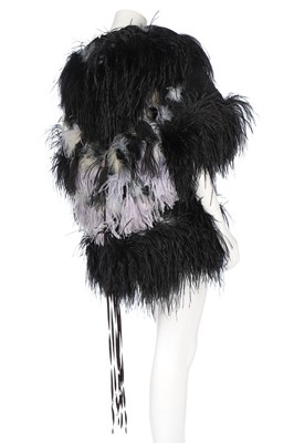 Lot 62 - A Bill Gibb Ostrich feather jacket, circa 1976,...