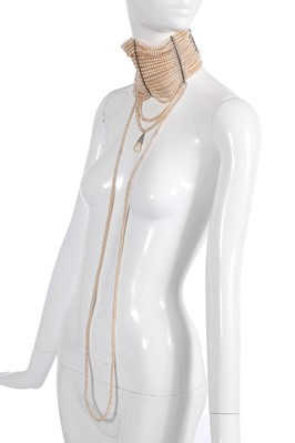Lot 184 - A Christian Dior by John Galliano 'Maasai' choker necklace, 'In a Boudoir Mood' collection, Spring-Summer 1998