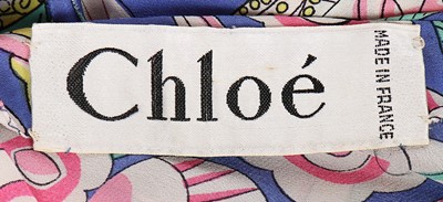 Lot 65 - Two Chloé dresses, late 1970s, labelled, the...