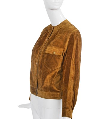 Lot 397 - Sharon Tate's brown suede jacket, late 1960s