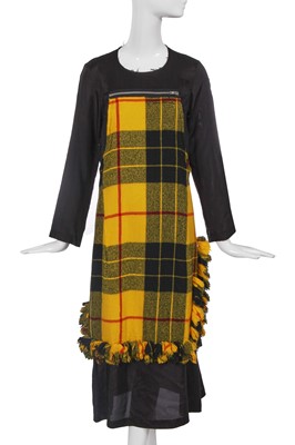 Lot 135 - A Comme des Garçons yellow tartan ensemble, 'Hard and Forceful' collection, Autumn-Winter 2000-01
