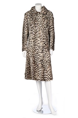 Lot 147 - A Maxwell Croft ocelot paw coat, 1970,...