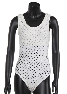 Lot 360 - A Vivienne Westwood white polycotton bodysuit, 'Cut, Slash & Pull' collection, Spring-Summer 1991