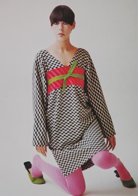 Lot 9 - Peggy Moffit's Rudi Gernreich 'Kabuki' mini dress, Fall 1963