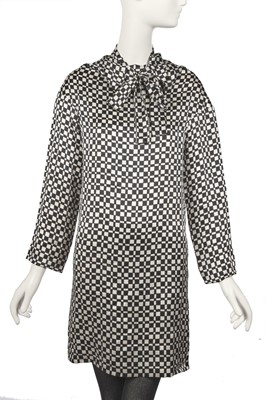 Lot 53 - Peggy Moffitt's Rudi Gernreich Tzaims Luksus silk mini dress, 1966