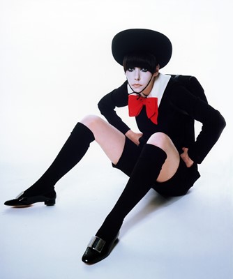 Lot 65 - Peggy Moffitt's Rudi Gernreich 'Japanese Schoolboy' ensemble, Fall 1967