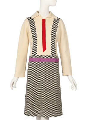 Lot 127 - Peggy Moffitt's Rudi Gernreich trompe l'oeil dress, circa 1970
