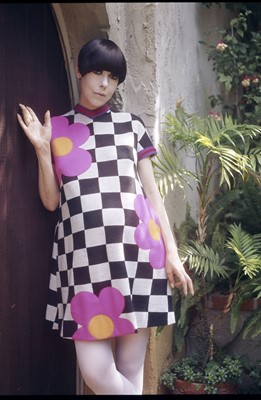 Lot 163 - Peggy Moffitt's Rudi Gernreich 'Warhol Flowers' mini dress, 1973