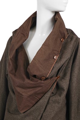 Lot 157 - A Maison Martin Margiela artisanal brown wool duvet-cover coat, Autumn-Winter 1999-2000