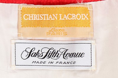 Lot 21 - A Christian Lacroix red polka dot cotton mini...