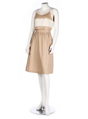 Lot 28 - A Chanel tan cotton gabardine 'safari'...