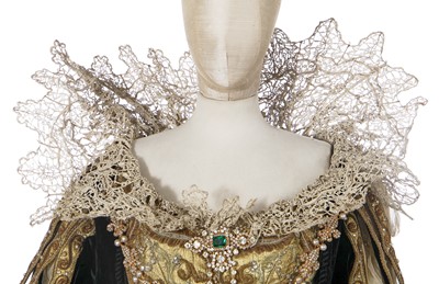 Lot 481 - A Gustave Beer 'Queen Anne of Austria' fancy dress outfit made for Clarisse Bischoffsheim (née Biedermann) for the Devonshire Ball, 1897