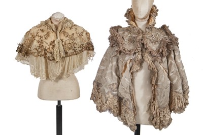 Lot 480 - A Gustave Beer cape and capelet, circa 1900