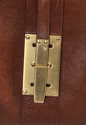 Lot 243 - An Alexander McQueen brown leather handbag, 2010s