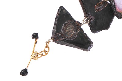 Lot 273 - A Line Vautrin glass and talosel bracelet, circa 1960