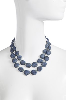 Lot 59 - A Line Vautrin glass and talosel necklace, circa 1955