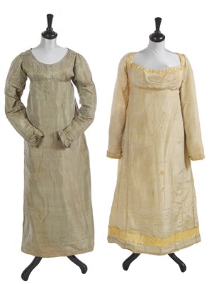 Lot 875 - Two Regency dresses, circa 1805-10