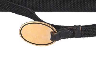 Lot 44 - A Cartier black woven wool bag, 1930s