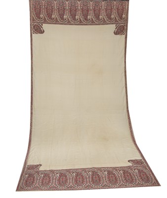 Lot 540 - A fine woven long shawl, Kashmir, circa 1810