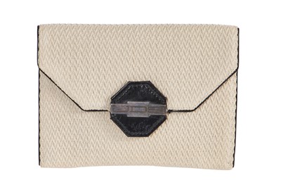 Lot 46 - An Hermès zig-zag corded evening purse, 1930s