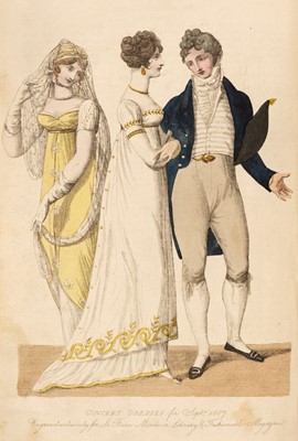 Lot 179 - A voided velvet coat and a bicorne, 1780-1810s