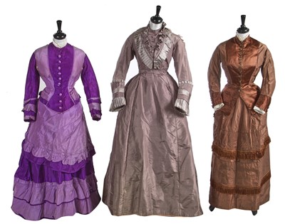 Lot 731 - Three Victorian dresses, 1870s